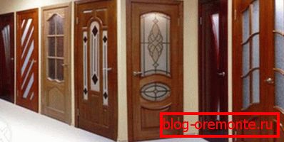 Examples of laminated doors