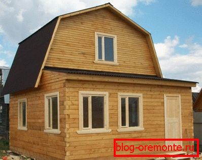 The country house can be made on its own, for this you need only a competent project and high-quality building material