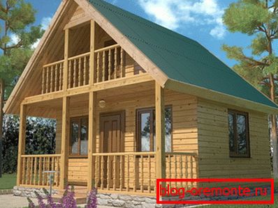 Country house of profiled timber, where you can relax even a large family Country house of profiled timber, where you can relax even a large family