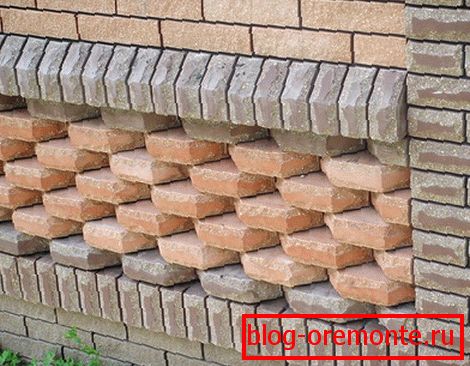 Decorative shaped brick