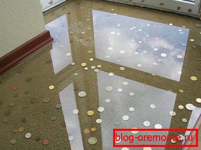 Decorative bulk floor