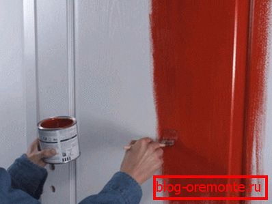 We wish to paint the door