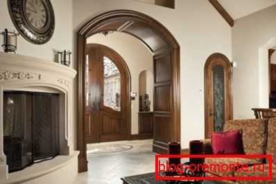 Wooden arch in a thick bearing wall Wooden arch in a thick bearing wall