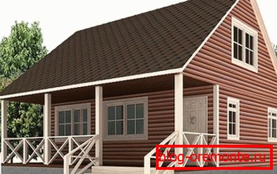 The wooden building looks very beautiful. Yes, and live in it - a pleasure The wooden building looks very beautiful. Yes, and live in it - a pleasure