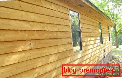 Wood siding