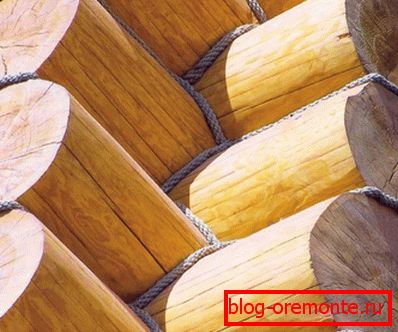The diameter of the trunk is close to the size of the rounded finished timber, which complicates the selection of material and increases its cost. The diameter of the trunk is close to the size of the rounded finished timber, which complicates the selection of material and increases its cost.