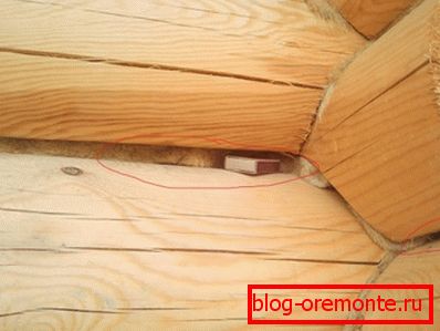 The log is characterized by very significant shrinkage.