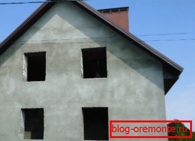 For regions where the climate is not so severe, plaster is possible. For regions where the climate is not so severe, plaster is possible.
