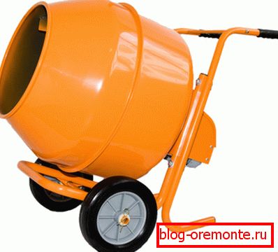For mixing concrete solution it is better to use a concrete mixer For mixing concrete solution it is better to use a concrete mixer