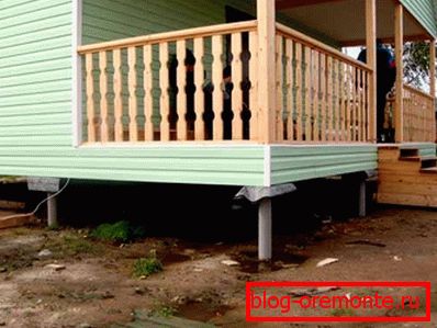 House of timber without interior decoration House of timber without interior decoration