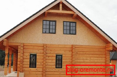 The house from a bar profiled two-storey The house from a bar profiled two-storey