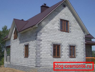 House of foam concrete blocks - warm and comfortable House of foam concrete blocks - warm and comfortable