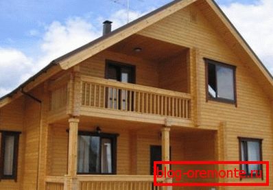 House built according to the standard design House built according to the standard design