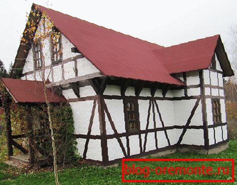 Beams on the facade
