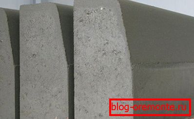 Sand concrete curbs