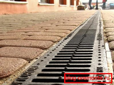 Drainage in the city. Drainage in the city.