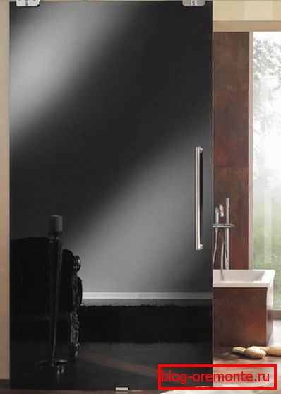 Glass sliding door to the bathroom glass doors for bath
