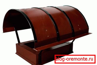 Smoke with a semicircular roof