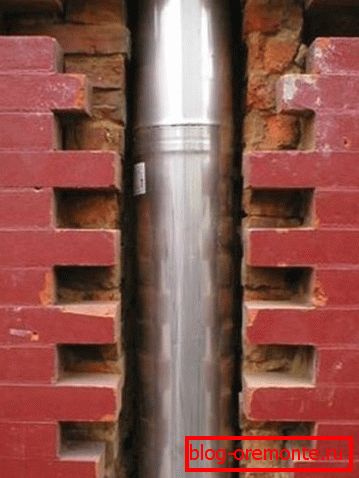 Chimney in the wall Chimney in the wall