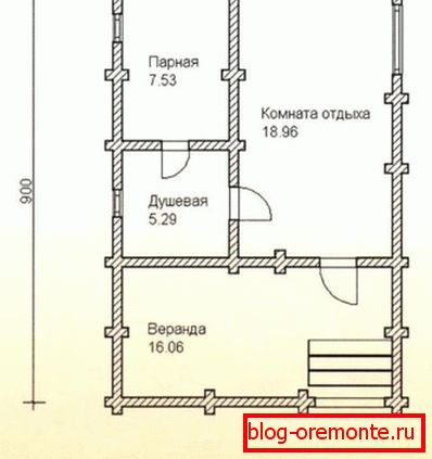 Экологически чистая баня из timber 6х9 м Экологически чистая баня из timber 6х9 м