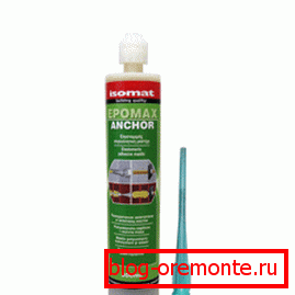 Epoxy adhesive for anchors in concrete Epoxy adhesive for anchors in concrete