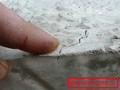 If there is a crack during solidification (as in the photo) - you will have to seal it after the solution has fully gained strength