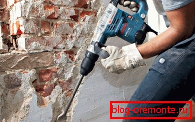 If you need to remove a thick layer of concrete, then you can not do without mechanical impact.