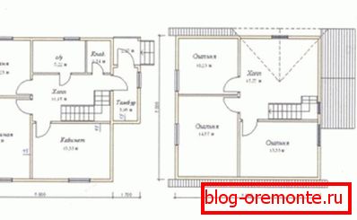 This 8 to 8 project of aerated concrete is suitable for those who save space on the site and are inclined to the two-story options This 8 to 8 project of aerated concrete is suitable for those who save space on the site and are inclined to the two-story options