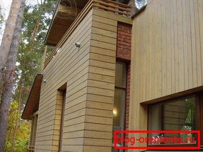 False timber - inexpensive, practical, easy to install material. False timber - inexpensive, practical, easy to install material.
