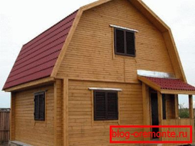 sloping roof