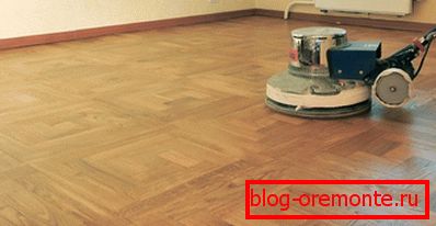 Finishing sanding