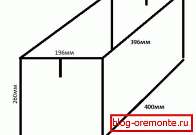 The form can be made of anything, the main thing is that the materials are dense The form can be made of anything, the main thing is that the materials are dense