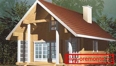 Photo - classic sauna with a terrace. Photo - classic sauna with a terrace.