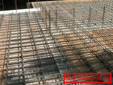 Photo of rebar with formwork Photo of rebar with formwork