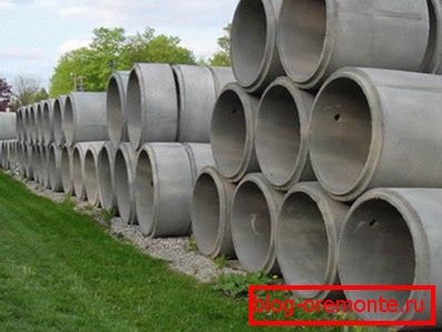 Photos of concrete rings. Photos of concrete rings.