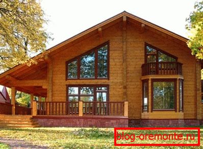 Photo of the house from the bar, executed on an individual project Photo of the house from the bar, executed on an individual project