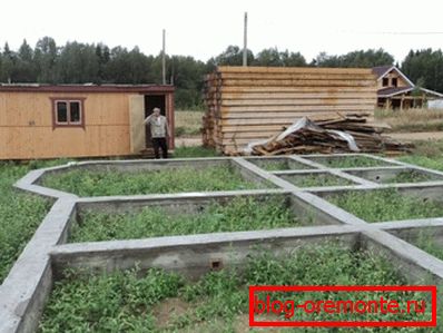Photo of the tape foundation, the most popular. Photo of the tape foundation, the most popular.