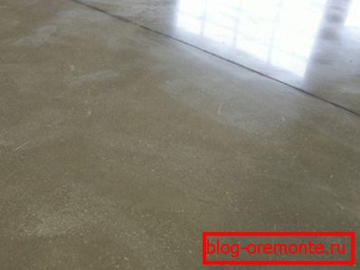 Photo of the finished coating after impregnation and dedusting Photo of the finished coating after impregnation and dedusting