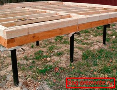 Photo of one of the possible options for the foundation. Photo of one of the possible options for the foundation.