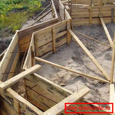 Photo formwork for monolithic construction Photo formwork for monolithic construction