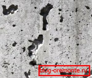 Photo of pores increased by freezing water Photo of pores increased by freezing water