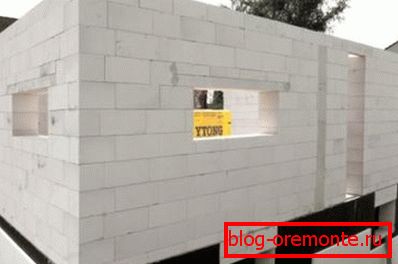 Photo glued foam concrete masonry