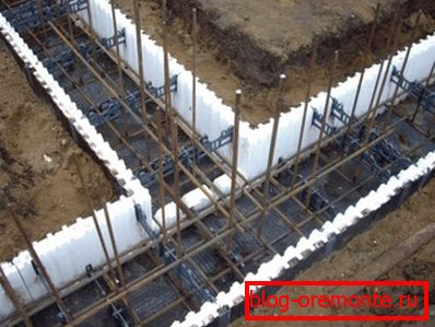 Photos of insulated formwork Photos of insulated formwork