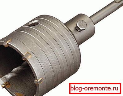 Concrete cutter for rosettes has a special shape and cutters Concrete cutter for rosettes has a special shape and cutters