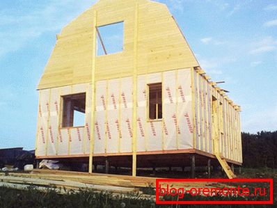Making gable of boards