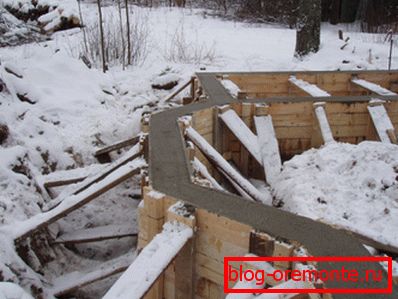 Foundation erected at sub-zero temperatures due to the presence of antifreeze additives Foundation erected at sub-zero temperatures due to the presence of antifreeze additives