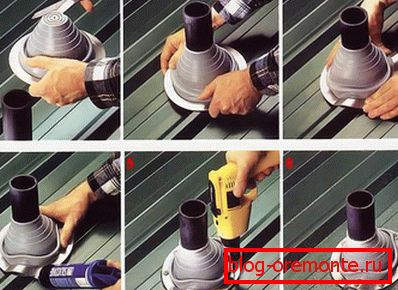Sealing the pipe with this device