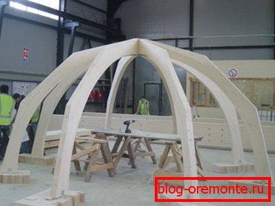 Bent dome for arbor Bent dome for arbor