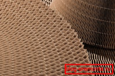 Corrugated cardboard, for door panels Corrugated cardboard, for door panels