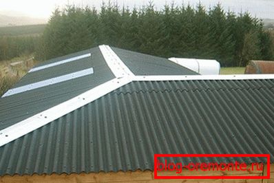 Finished roof